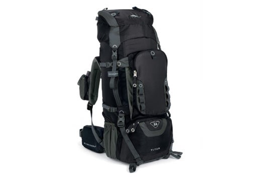 Black High Sierra Titan backpack.